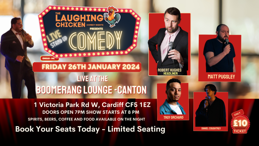 26th January laughter - Stand Up Comedy Cardiff